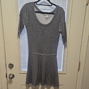 Victoria's Secret Charcoal Long Sleeve Dress